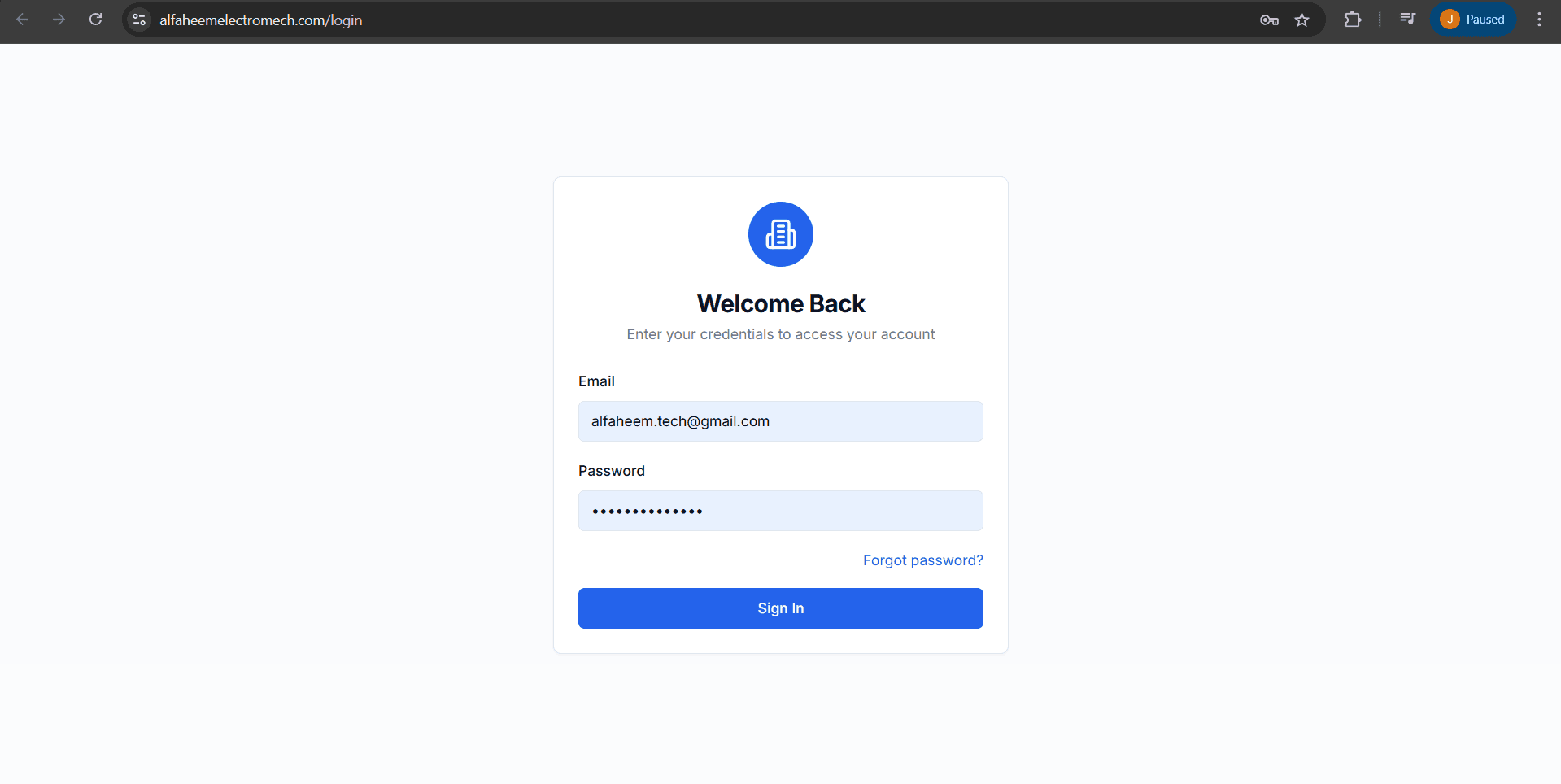 Site Management Application